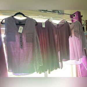 Torrid Vintage Purple 4pc BUNDLE Sizes 00X and 0x